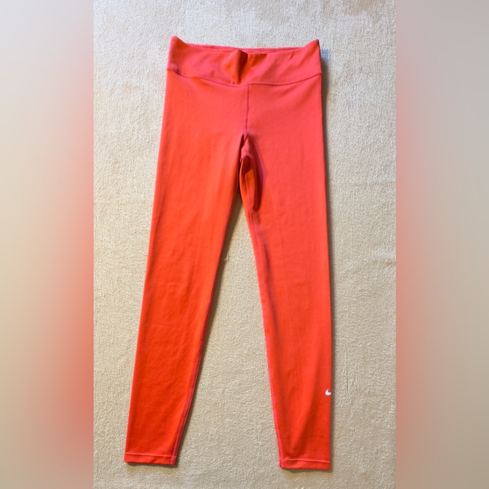 Nike Kids Red Dri-Fit Leggings
